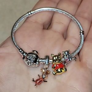2pcs Any Charms Pandora Bundle Silver 925 Disney Ale Charm